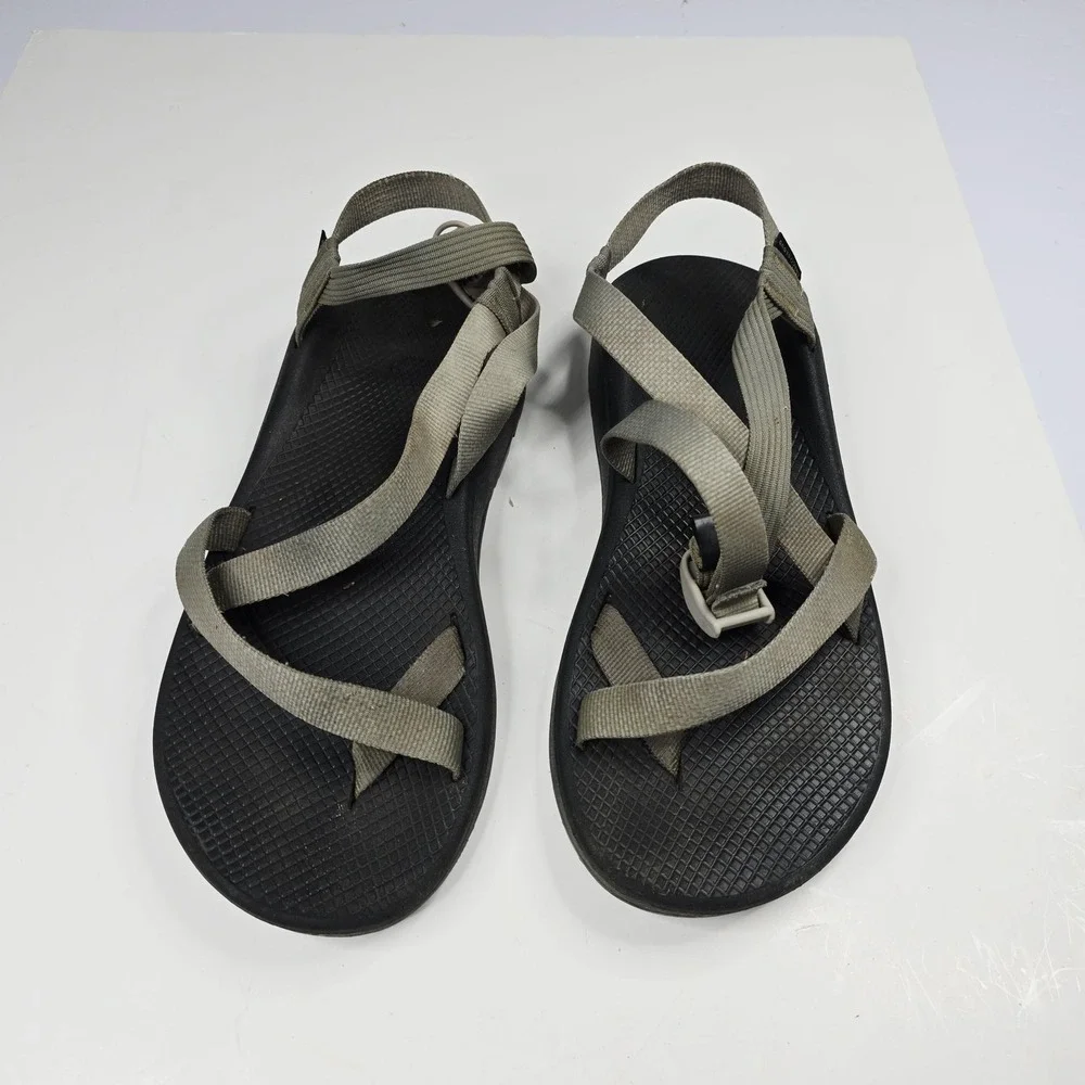 Chaco Z‎ Cloud Sandals Shoes Mens Size 13 Gray Strappy Outdoor Hiking Comfort